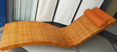 Chaise longue in fibra