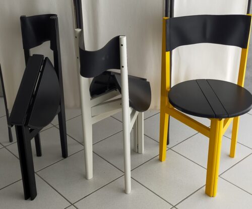 Set sedie pieghevoli